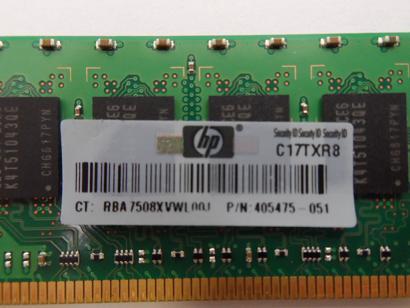 MC6569_M393T2950EZA-CE6Q0_HP/Samsung 1GB PC2-5300 DDR2-667MHz 240pin DIMM - Image4