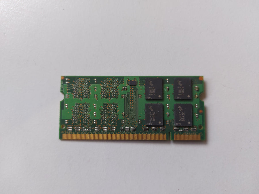 Micron 2GB DDR2-667MHz PC2-5300 non-ECC Unbuffered CL5 200-Pin SoDimm Module ( MT8HTF25632HZ-667M1 ) REF