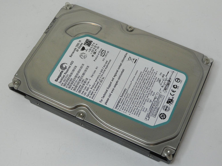 9CY131-304 - Seagate 80GB SATA 7200rpm 3.5in Certified Refurbished HDD - Refurbished