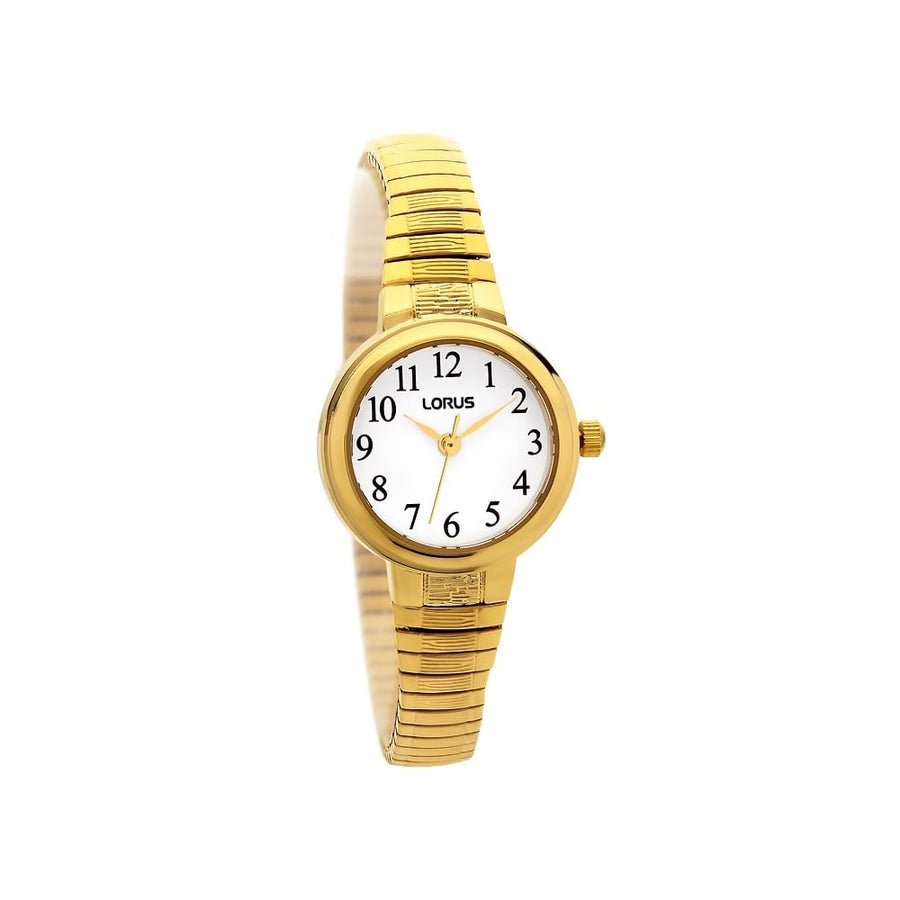 LORUS Ladies' Gold Plated Expanding Bracelet Watch RG236NX9