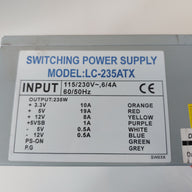 Generic 235W Switching Power Supply ( LC-235ATX ) USED