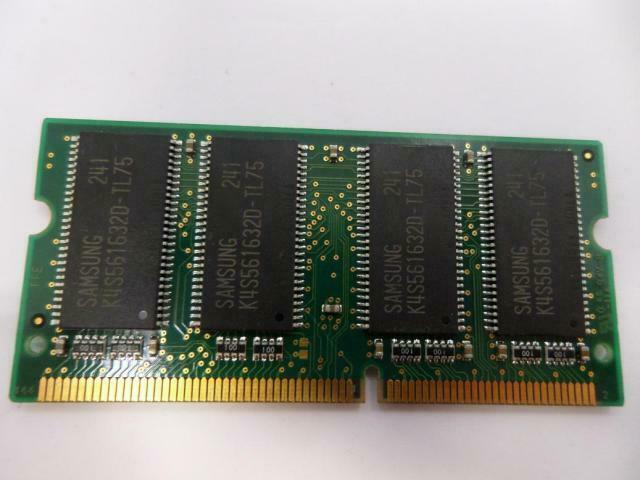 Samsung 256MB PC133 133MHz CL3 144-Pin SDRAM Sodimm Module ( M464S3254DTS-L7A ) USED