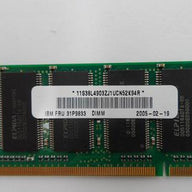 31P9833 - IBM 512MB PC2700 - Refurbished