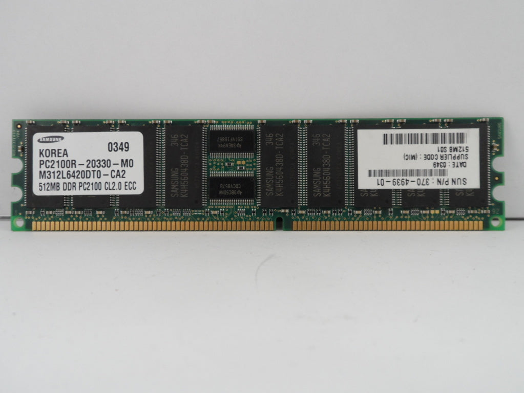 PR11393_PC2100R-20330-M0_Samsung Sun 512MB PC2100 DDR-266MHz DIMM RAM - Image2