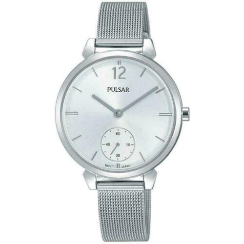 Pulsar Womens Analogue Classic Quartz Watch with Stainless Steel Strap PN4053X1