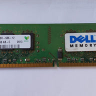 Hynix Dell 2GB PC2-6400 DDR2-800MHz non-ECC Unbuffered CL5 240-Pin DIMM Module ( HYMP125U64CP8-S6 SNPYG410C/2G 99L0204-002.A00LF ) REF