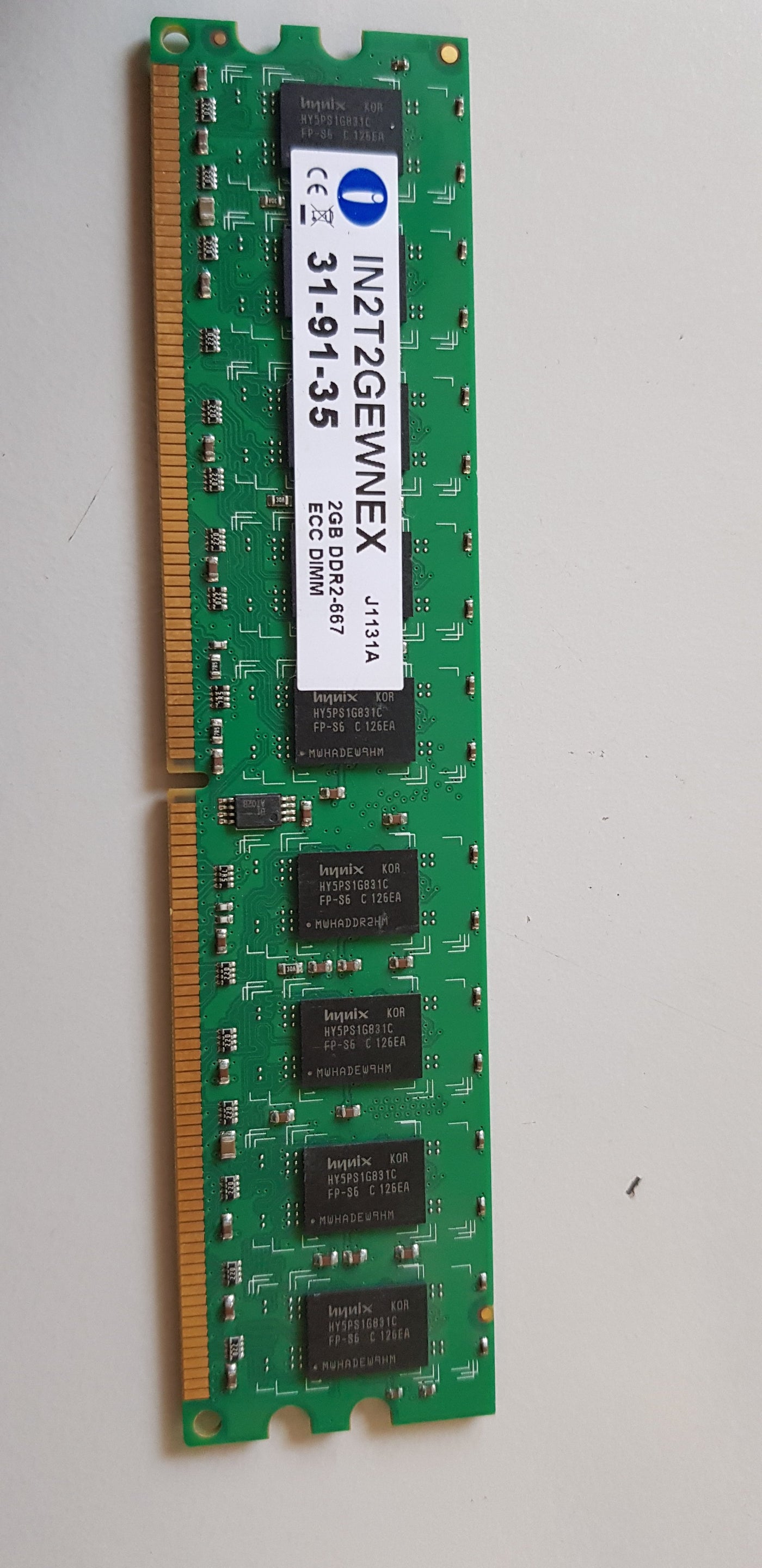 Integral 2GB PC RAM ECC Registered DDR2 667MHZ DIMM MEMORY MODULE (IN2T2GEWNEX)