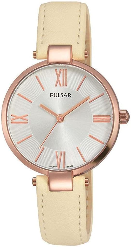 Pulsar Women's Analogue Quartz Watch with Stainless Steel Strap PH8246X1