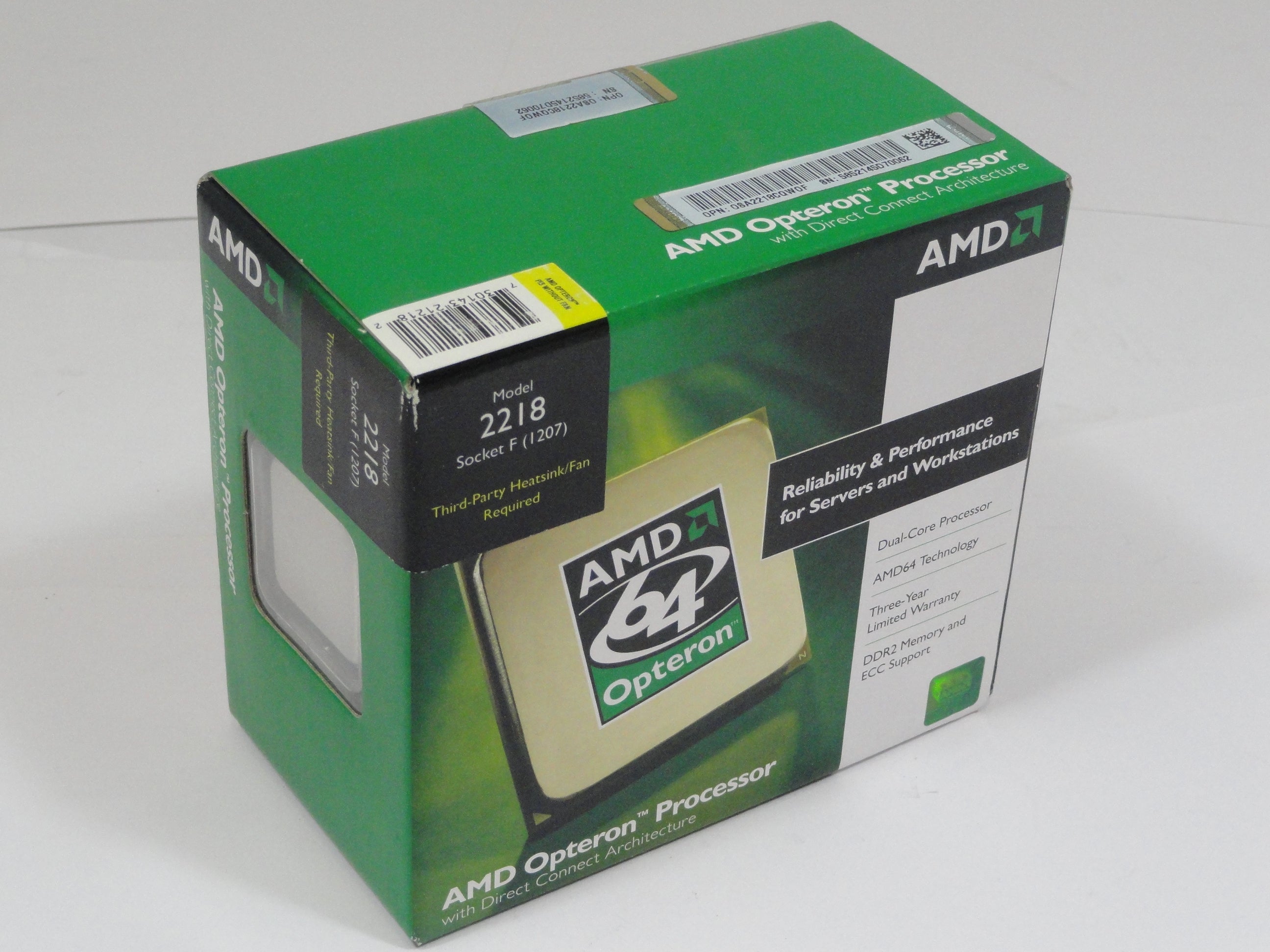 OSA2218GAA6CQ - AMD Opteron 2.6GHz Dual Core Processor - NOB