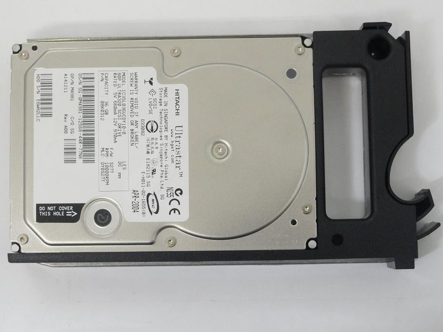 PR14499_08K0312_Dell / Hitachi 36Gb SCSI 80 Pin 3.5in HDD in Caddy - Image2