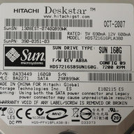 PR15621_0A33449_Hitachi / Sun 160GB SATA 3.5" Hard Drive In Caddy - Image5