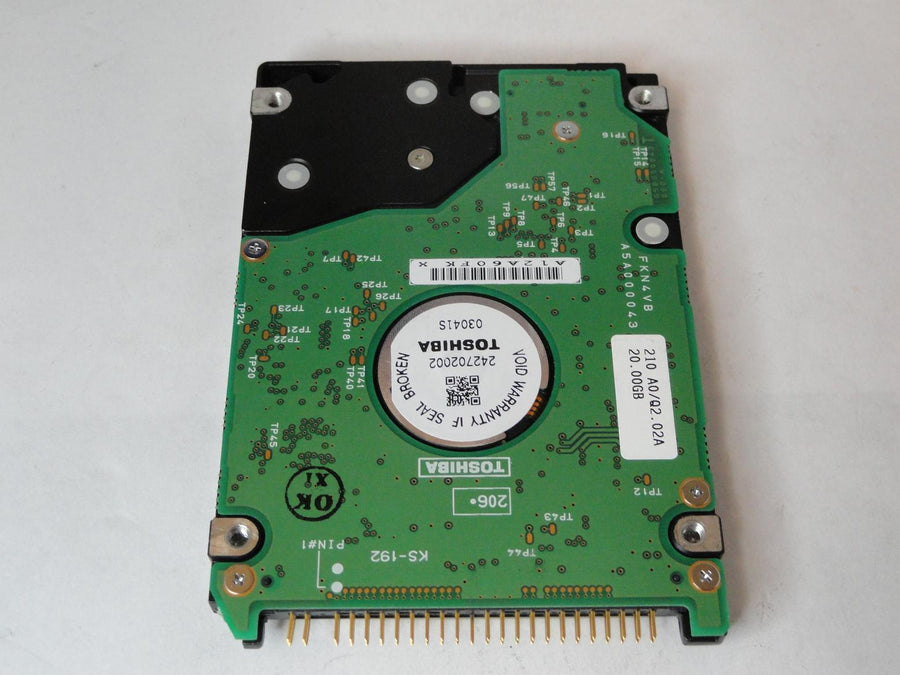 MC4316_HDD2168_Toshiba 20GB IDE 4200rpm 2.5in Laptop HDD - Image2