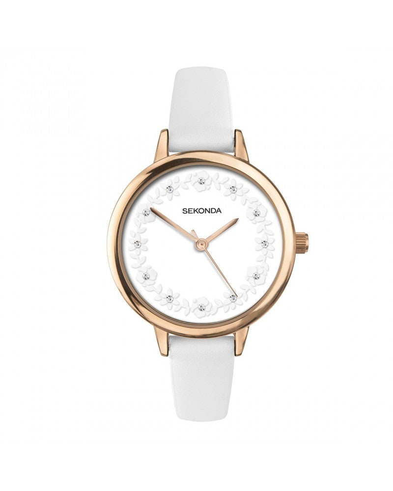 Sekonda Editions Women's White Strap Watch 2817