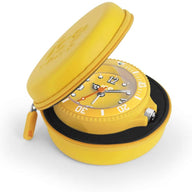 Ice-Clock 90 mm Travel Alarm Clock, Yellow ( ITAF.YW ) 