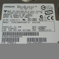 PR00326_07N9212_Hitachi 61.4GB IDE 7200rpm 3.5in HDD - Image3
