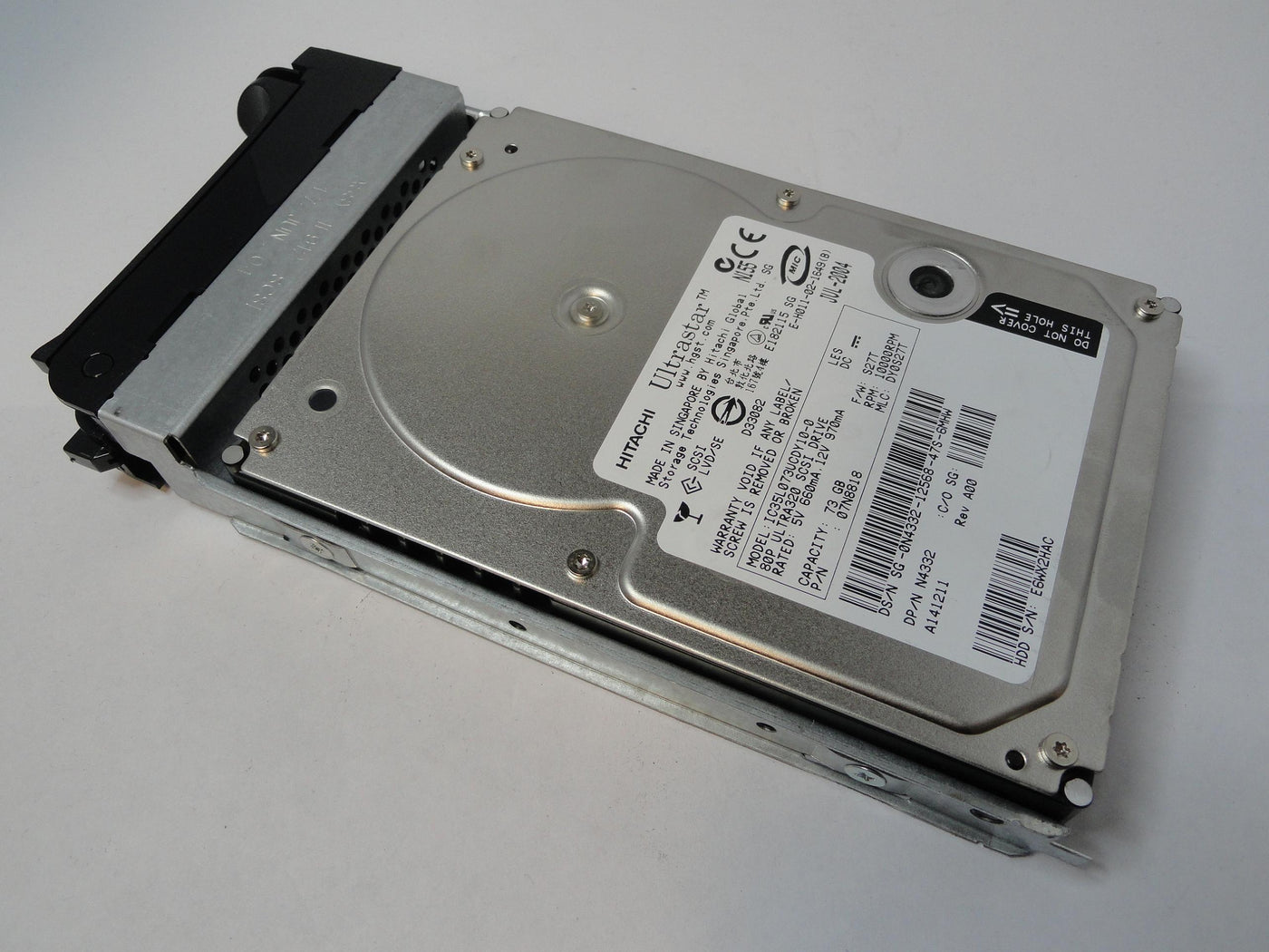 PR25739_07N8818_Hitachi Dell 73GB SCSI 80 Pin 10Krpm 3.5in HDD - Image2