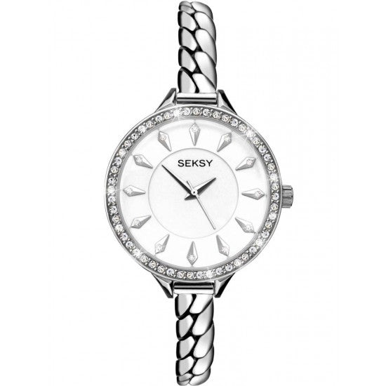 Sekonda Women's Quartz Watch with White Dial Analogue Display and Silver Bracelet ( 2070.37 ) 