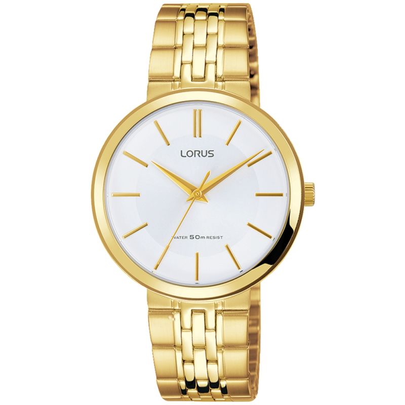 Lorus Womens Analogue Classic Quartz Watch with Stainless Steel Strap ( RG276MX9 )