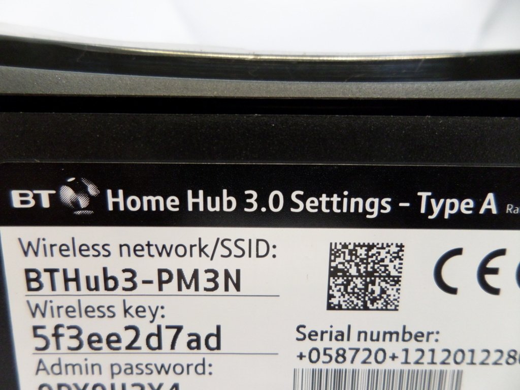 BT Home Hub 3.0 Wireless Router