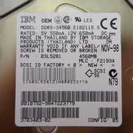 MC0071_03L5281_IBM Sun 4.5GB SCSI 80 Pin 7200rpm HDD - Image3