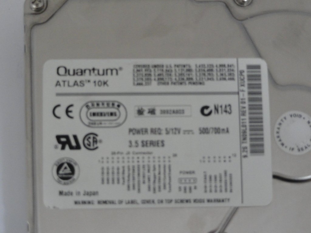 MC5851_TY18L461_Quantum Dell 18.4GB SCSI 68 Pin 10Krpm 3.5in HDD - Image3