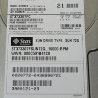 Seagate Sun 72GB Fibre Channel 10Krpm 3.5in HDD