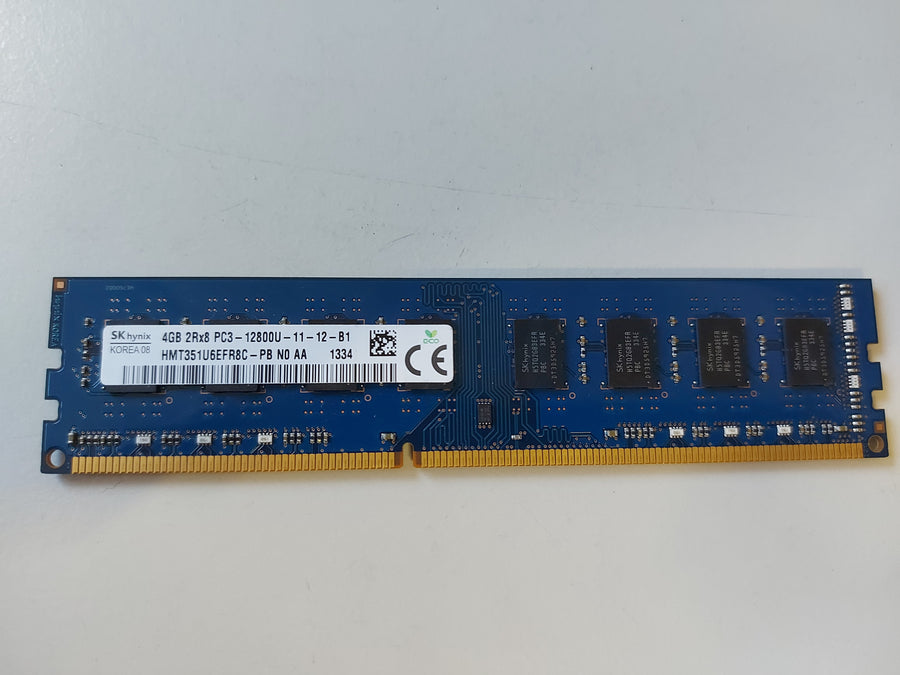 Hynix HP 4GB PC3-12800 DDR3-1600MHz non-ECC Unbuffered CL11 240-Pin DIMM Module ( HMT351U6EFR8C-PB 655410-150 ) REF