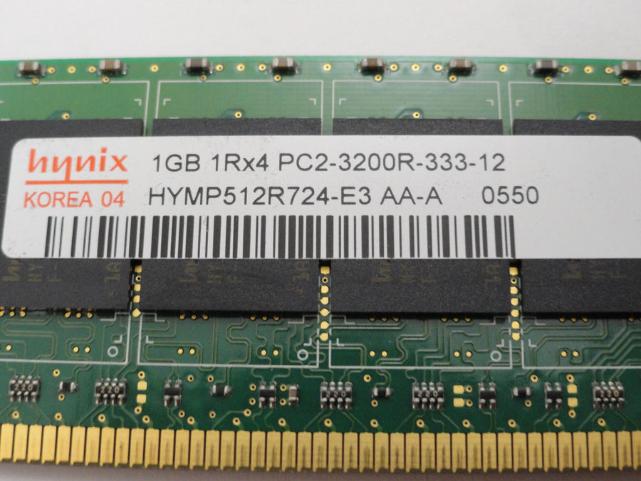 PC2-3200R-333-12 - Hynix HP 1Gb DDR2 400MHz 1Rx4 PC2-3200R CL3 ECC Reg 240 Pin RAM - Refurbished
