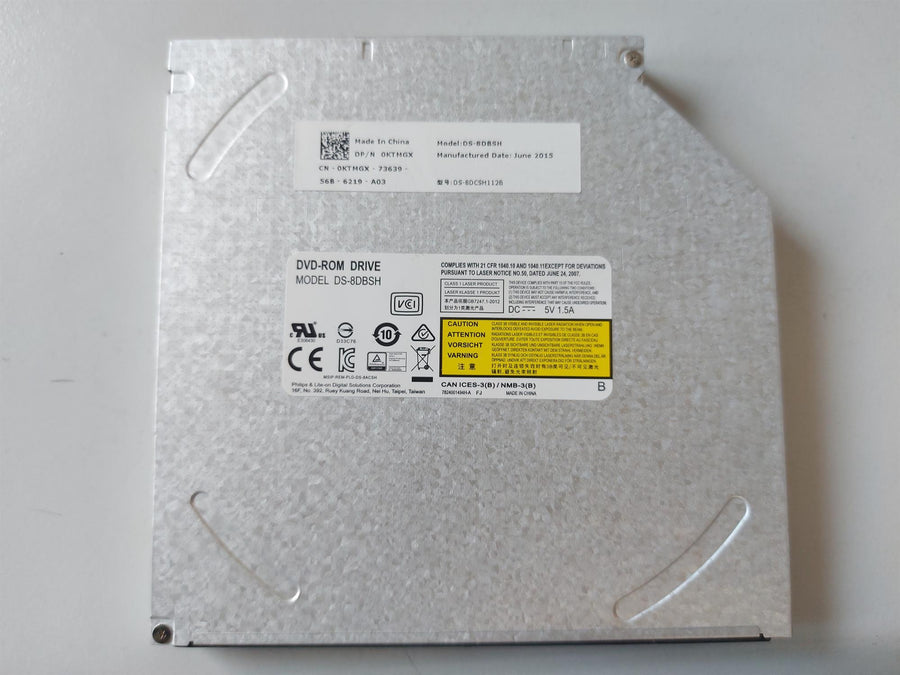 DELL Slim Dvd-Rom SATA PHILIPS Lite-On DS-8DBSH Laptop SFF Drive (0KTMGX)