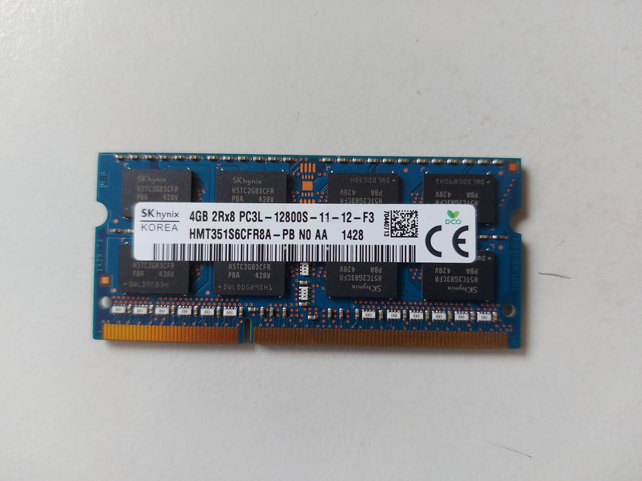 Hynix HP 4GB PC3-12800 DDR3-1600MHz non-ECC Unbuffered CL11 204-Pin SoDimm ( HMT351S6CFR8A-PB 691740-001 ) REF