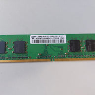 Samsung 256MB DDR2-400MHz PC2-3200 non-ECC Unbuffered CL3 240-Pin DIMM Single Rank Memory Module ( M378T3354BG0-CCCDS ) REF