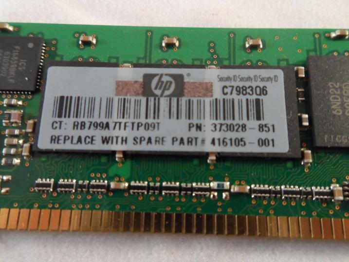 MT9VDDF6472Y-40BD3 - Micron 512MB 184p PC3200 CL3 9c 64x8 Registered ECC DDR DIMM - Refurbished