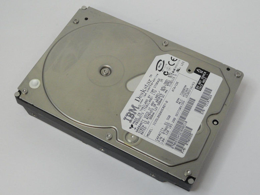 07N6655 - IBM 61GB IDE 7200rpm 3.5in HDD - USED