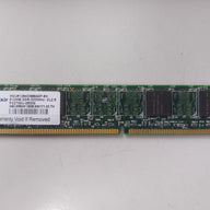 Elixir 512MB PC2700 DDR-333MHz non-ECC Unbuffered CL2.5 184-Pin DIMM ( M2U51264DS88A0F-6K ) REF