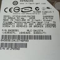 PR12926_0A50501_Hitachi 40GB IDE 5400rpm 3.5in HDD - Image3