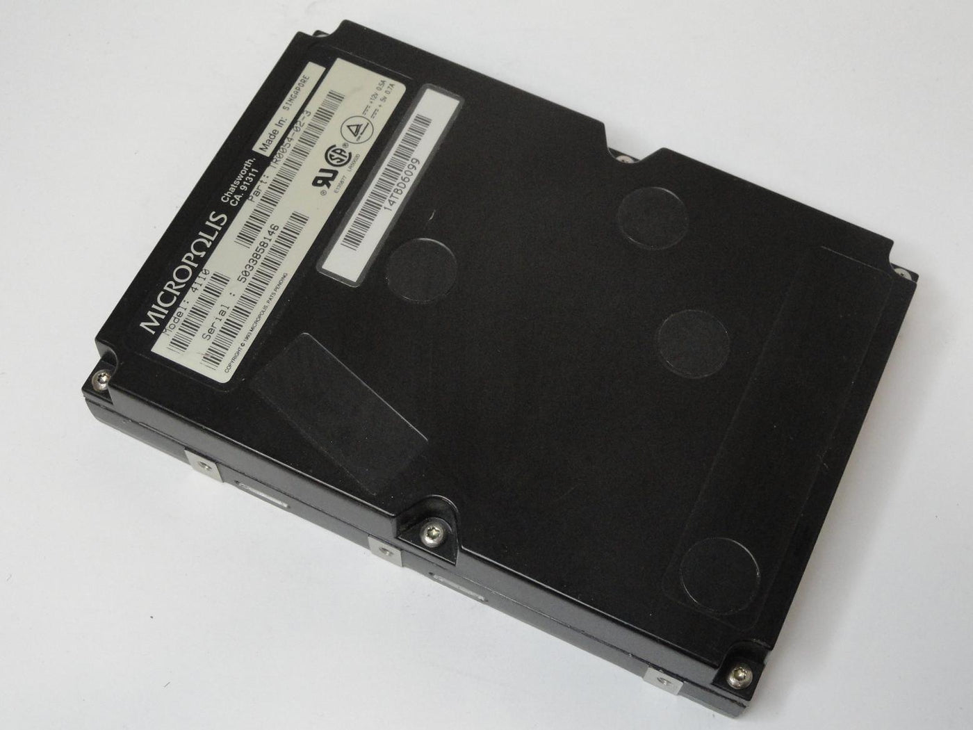 TR0054-02-3 - Micropolis 1GB SCSI 50 Pin 5400rpm 3.5in HDD - Refurbished