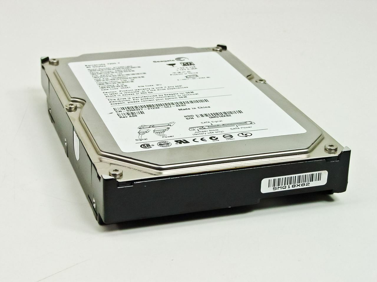 Seagate Barracuda 40GB 7200rpm SATA 3.5in HDD ( 9W2015-133 ST340014AS ) REF