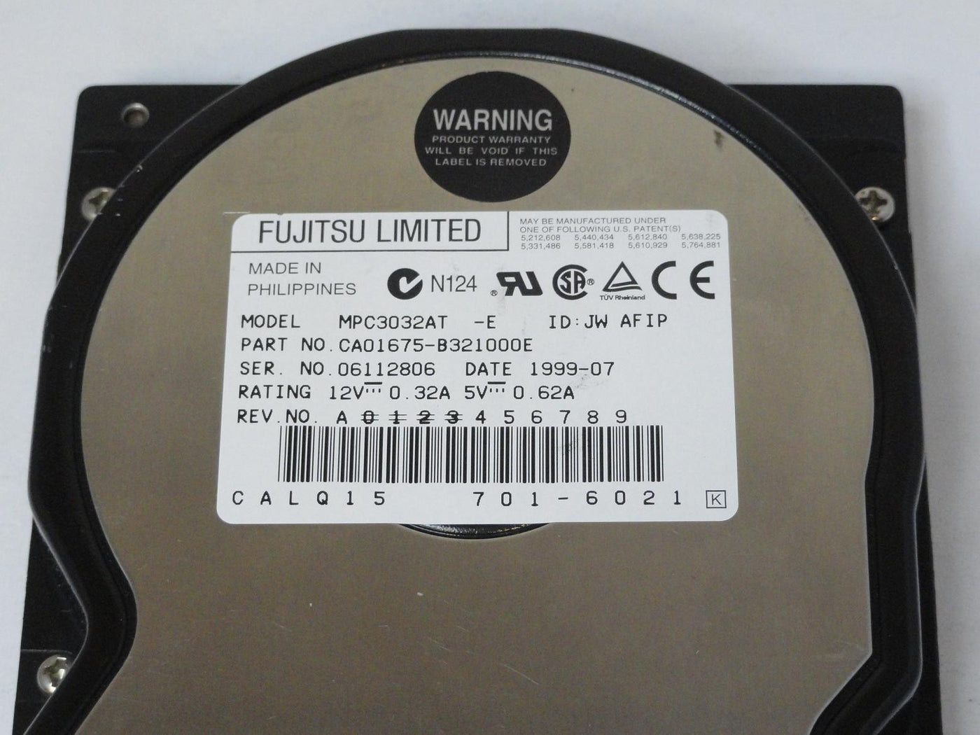 MC4350_CA01675-B321000E_Fujitsu 3.2GB IDE 5400rpm 3.5in HDD - Image3