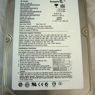 Seagate Barracuda 30GB IDE HDD (Model:ST330015A PartNo:9W2061-333) - Label