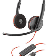 Plantronics Poly Blackwire C3220 USB-A Headset ( 209745-201M ) NEW 