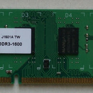 Integral 4GB PC3-12800 DDR3-1600MHz non-ECC Unbuffered CL11 240-Pin DIMM Dual Rank Memory Module ( IN3T4GNABKX ) REF