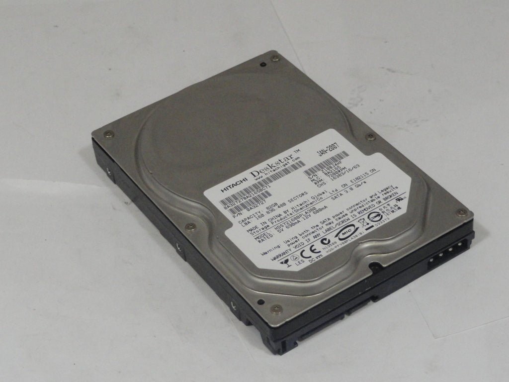 Hitachi 80GB SATA 7200rpm 3.5in HDD ( HDS721680PLA380 0A32727 ) USED