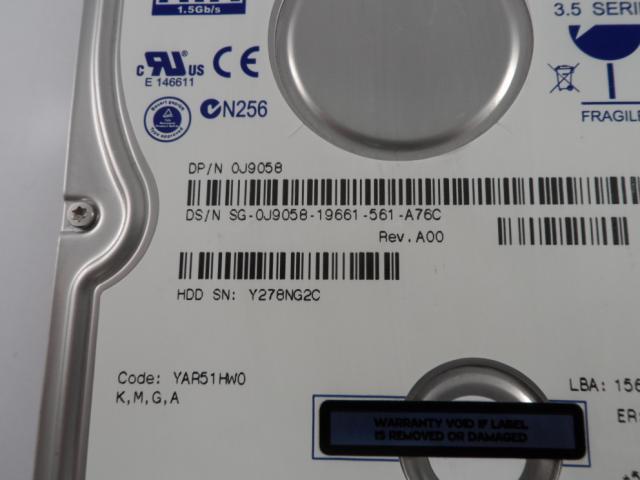 PR12950_6Y080M0_Dell Maxtor 80Gb SATA 7200rpm 3.5in HDD - Image2