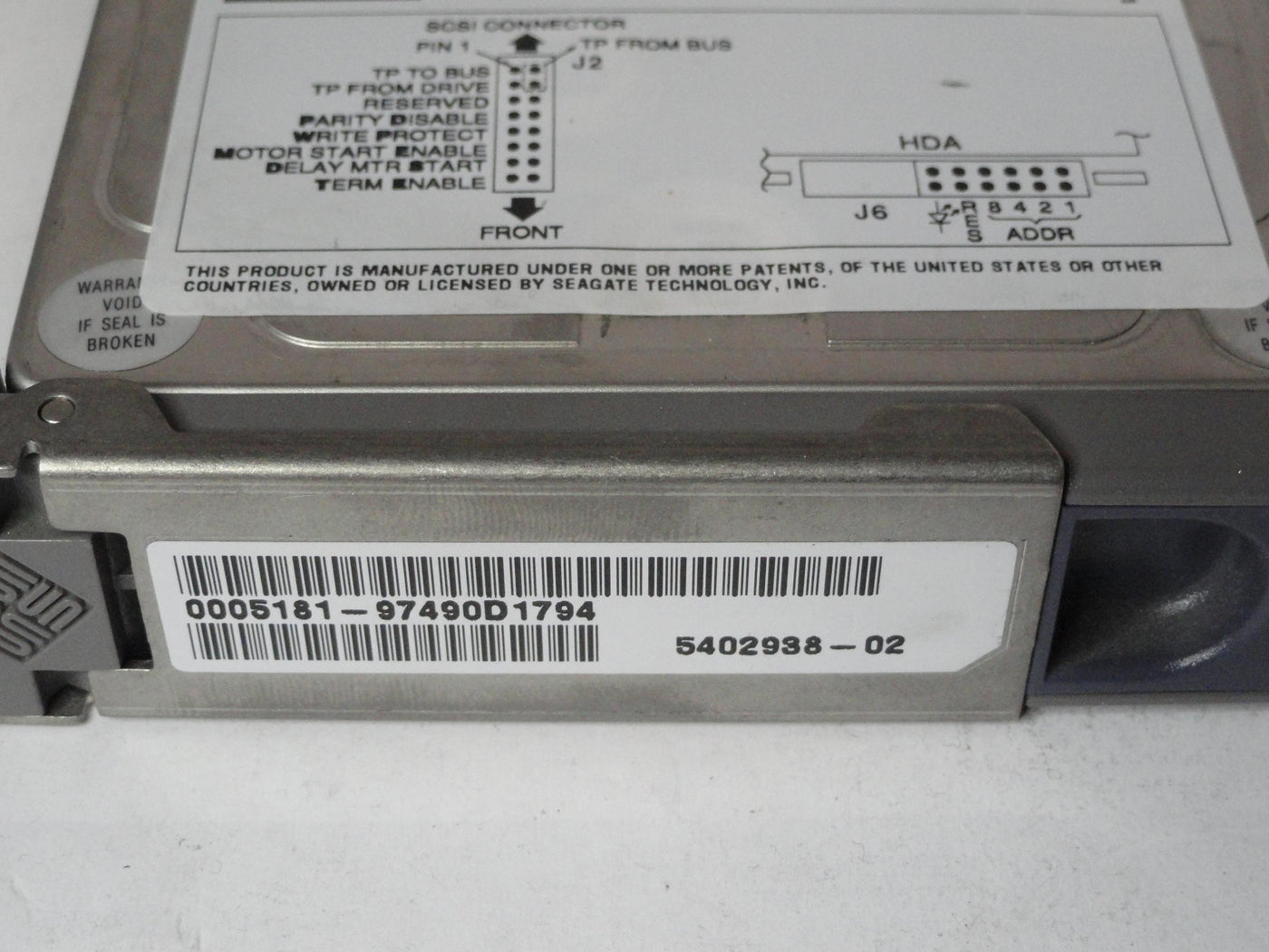 PR20935_9C6004-045_Seagate Sun 4.3GB SCSI 80 Pin 7200rpm 3.5in HDD - Image2