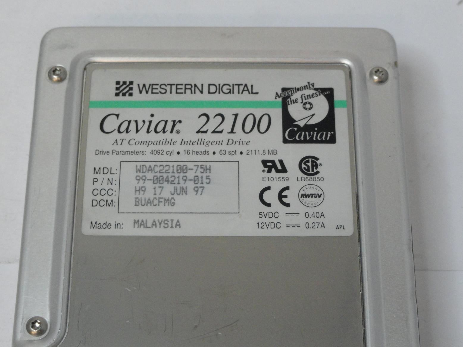 MC6025_99-004219-015_Western Digital 2.1GB IDE 5400rpm 3.5in HDD - Image3