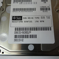 Fujitsu SUN 73Gb SCSI 80 Pin 1500rpm 3.5in HDD ( CA06227-B42000SU MAS3735NC 390-0153 3900153-02 ) REF