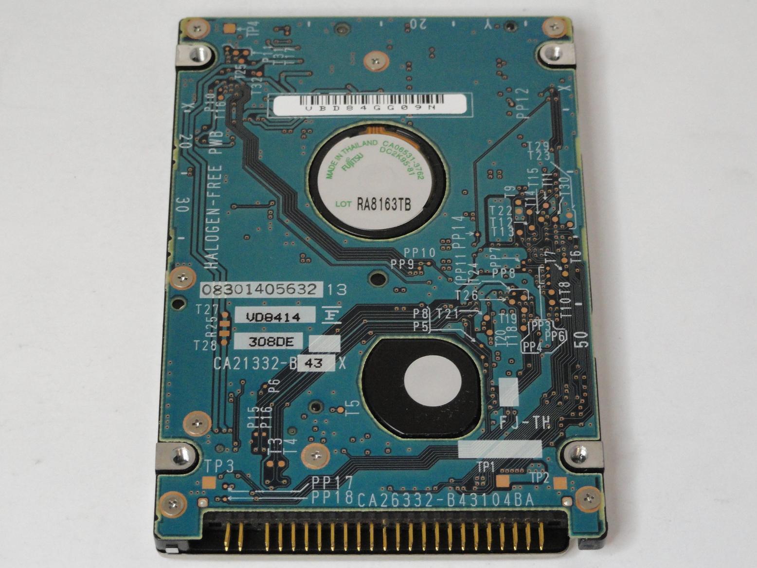 MC4297_CA06377-B11400DL_Fujitsu 40GB IDE 5400rpm 2.5in HDD - Image2