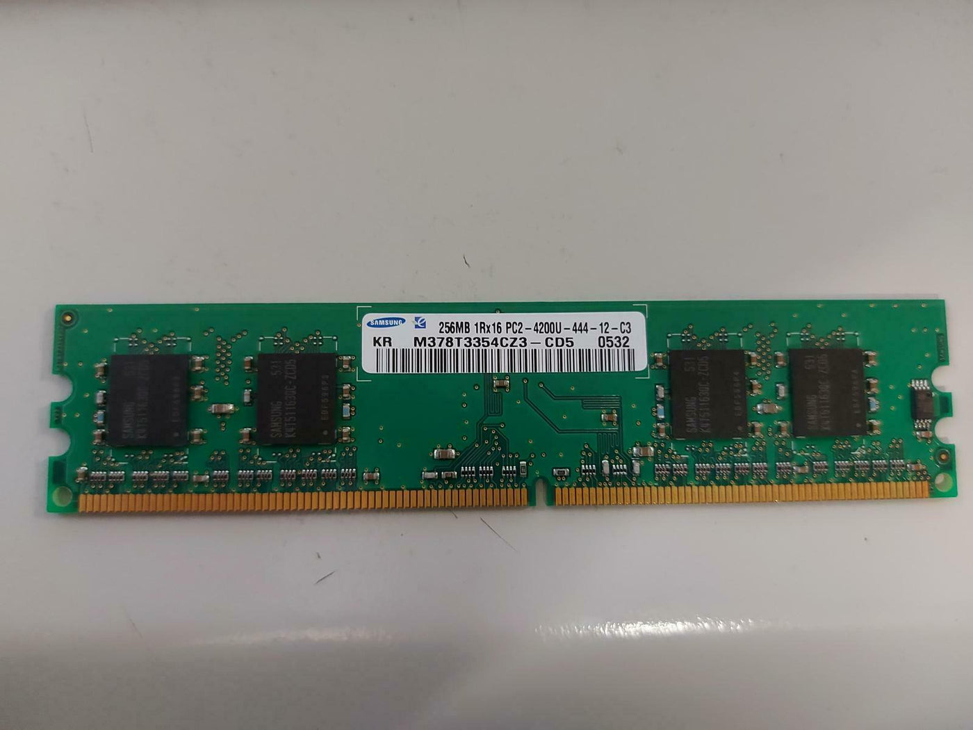 Samsung 256MB DDR2 Non ECC PC2-4200 533Mhz Memory M378T3354CZ3-CD5