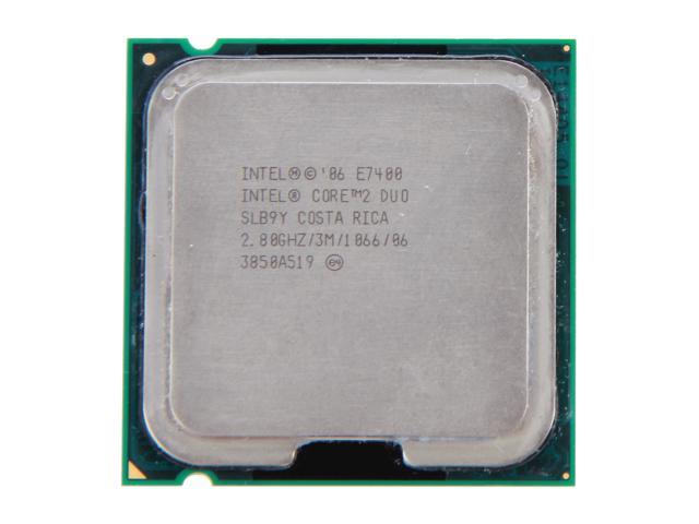 Intel Core 2 Duo 2.8Ghz 3MB 1066FSB E7400 CPU (SLB9Y)