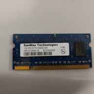 SanMax 1GB CL5 2Rx16 PC2-6400 DDR-800 SODIMM Memory Module SMD-N1G46NG-8E